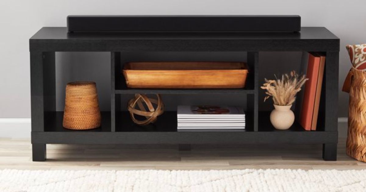 Mainstays TV Stand for TVs up to 42In ONLY 45.98 (Reg 99) Daily