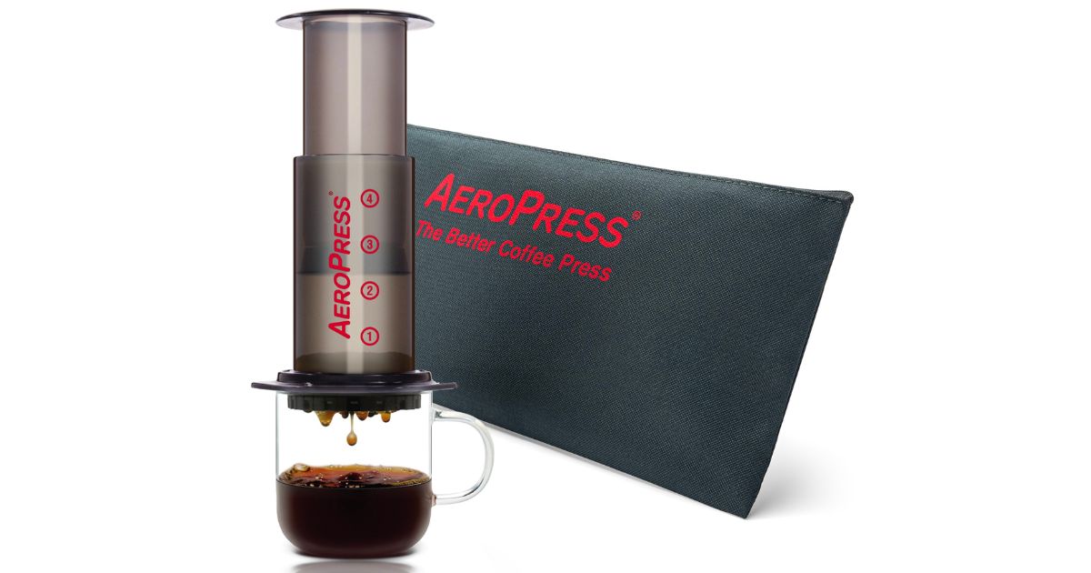 AeroPress Coffee Maker with To...