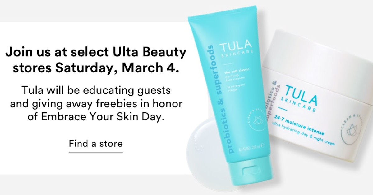 Free Freebies at Ulta Embrace Your Skin Day Today Free Product Samples