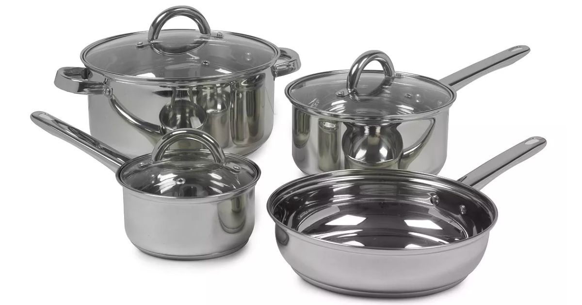Stainless Steel 7-Pc Cookware Set