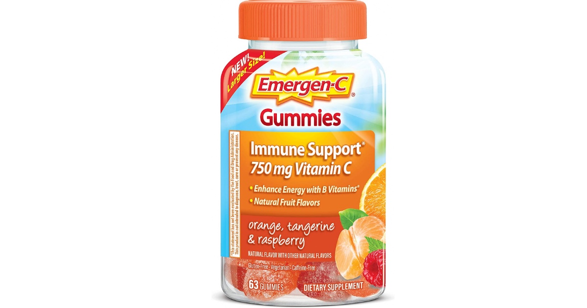 EmergenC 750mg Vitamin C Gummies ONLY 6.80 (Reg. 11.53) Daily
