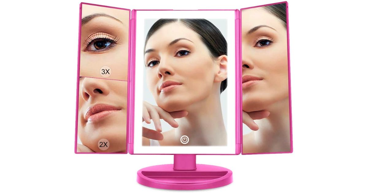 Backlit Makeup Vanity Mirror at Amazon