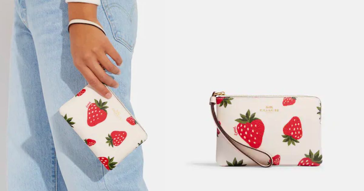 Coach Outlet Strawberry Print.