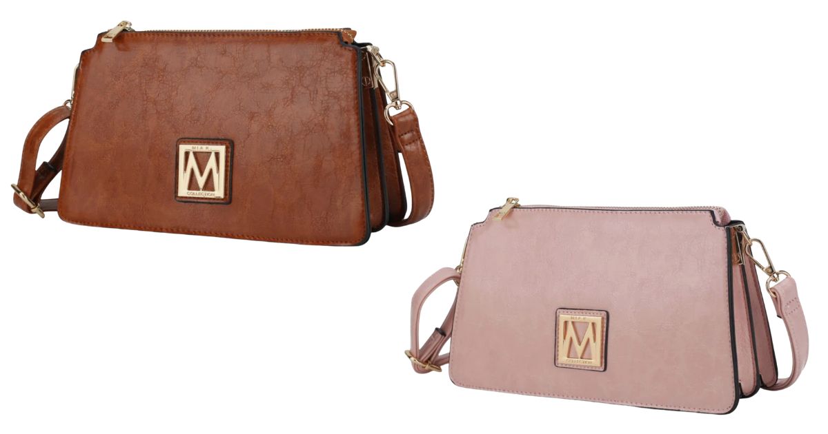 MKF Vegan Leather Shoulder Bag