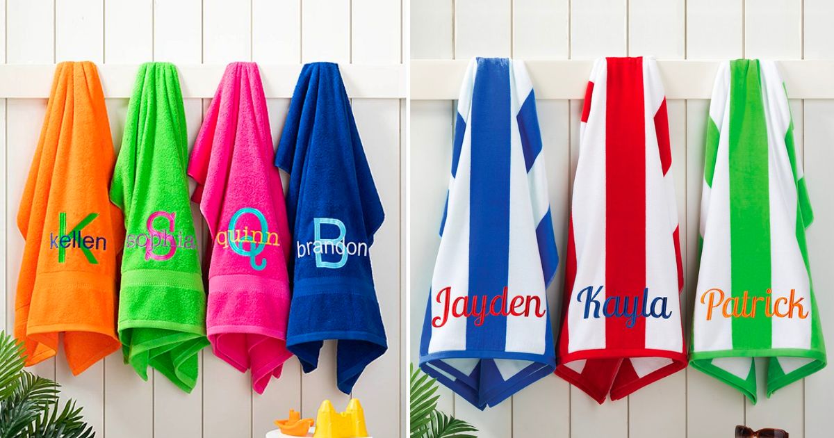 Personalized Beach Towel at Zulily