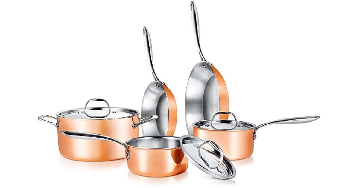 NutriChef 8pc. Kitchenware Pots & Pans ONLY 59 (Reg. 220) Daily