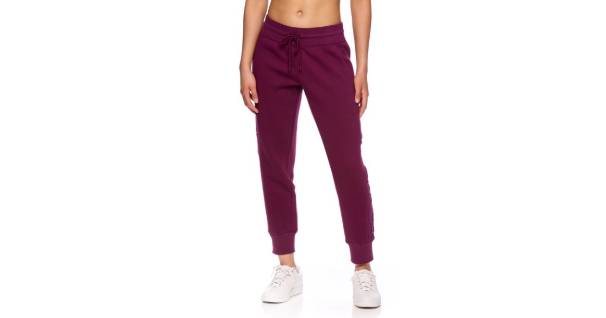 Reebok Womens Super Soft Fleece Gravity Jogger ONLY 9 (Reg 25