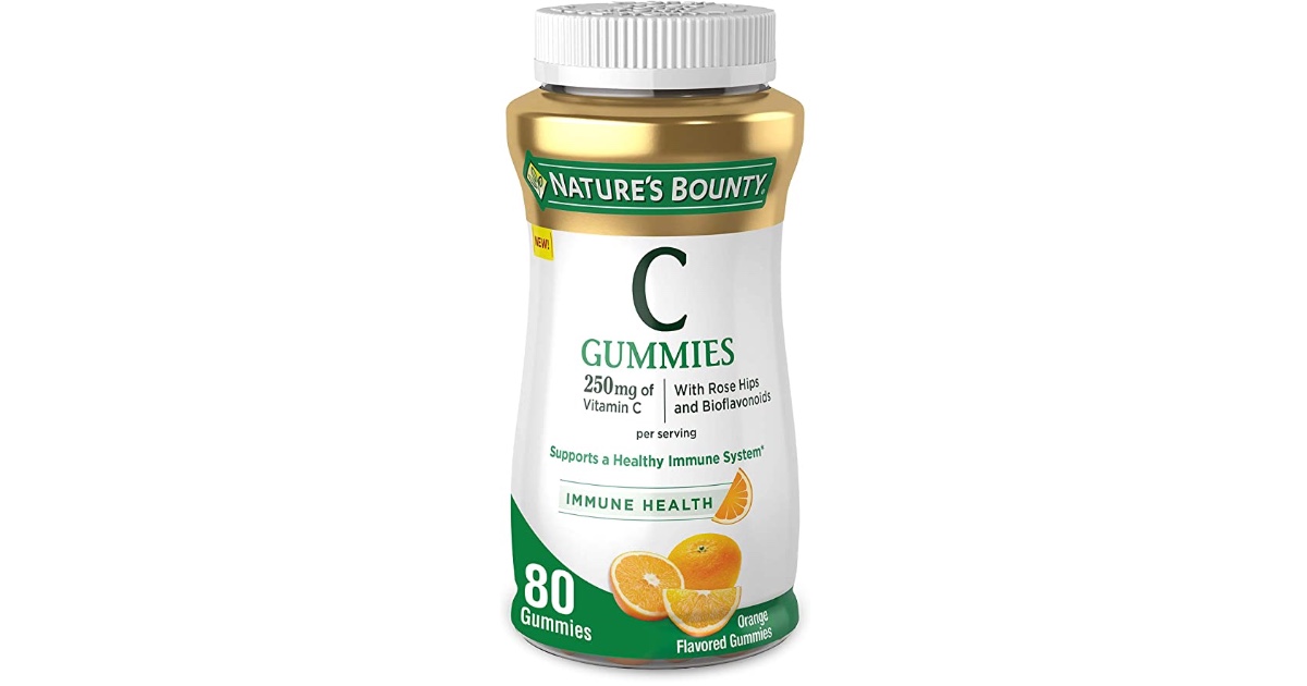 Nature's Bounty Vitamin C Gummies ONLY 2.70 (Reg 11.72) Daily Deals