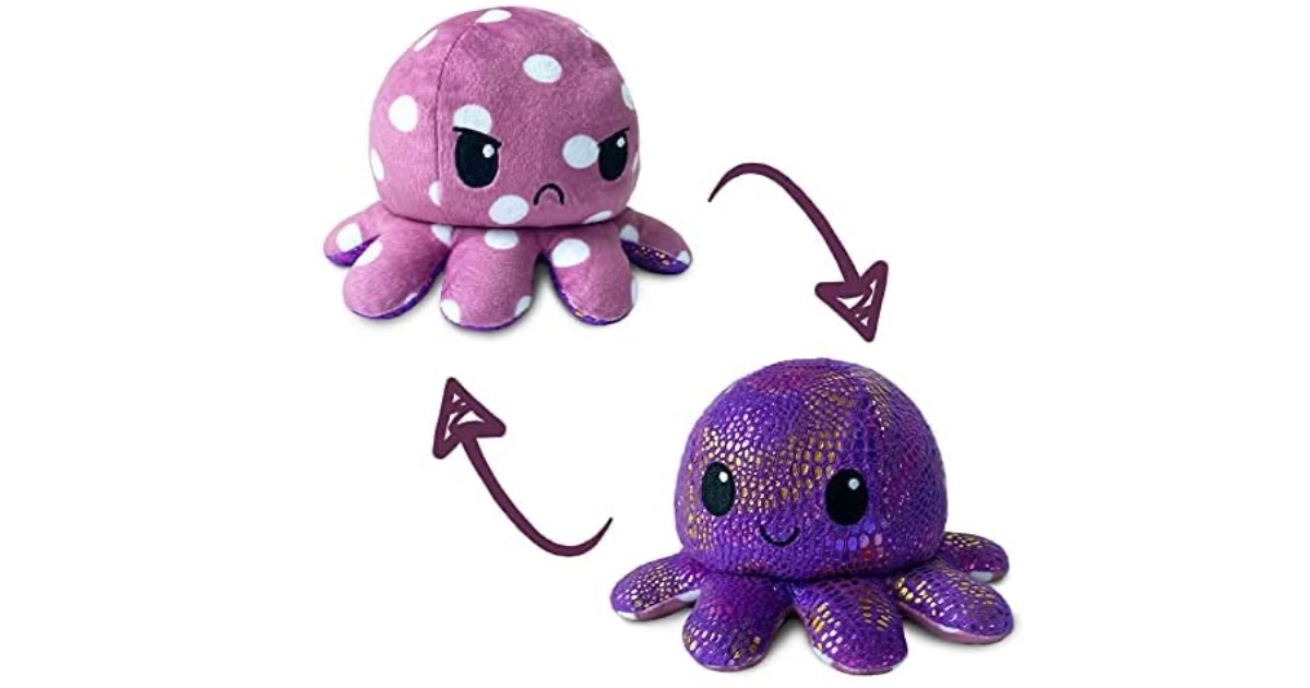 Reversible Octopus Plush at Amazon