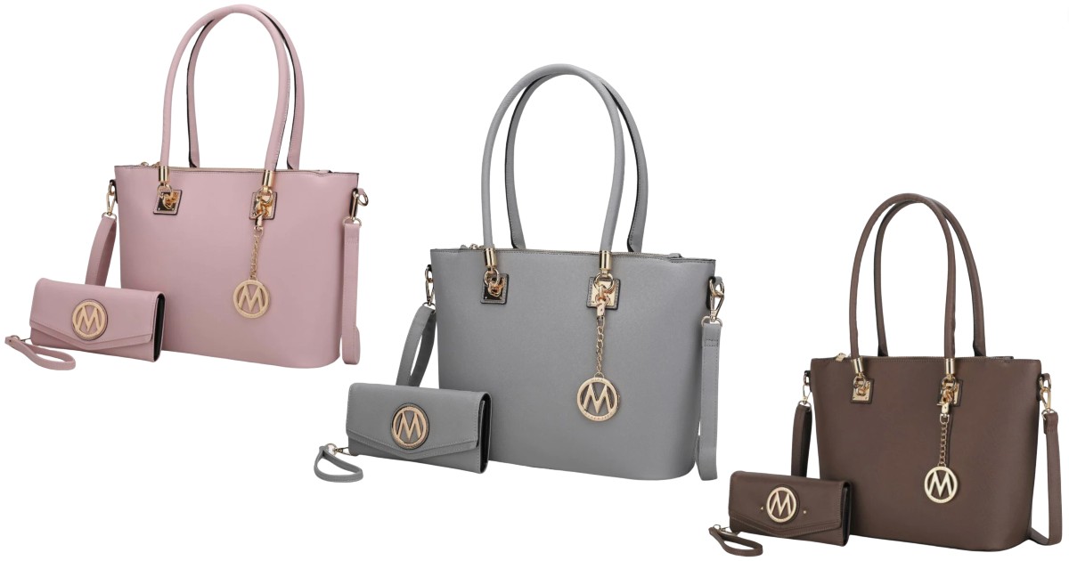 MKF Vanessa Tote Handbag & Wallet Set