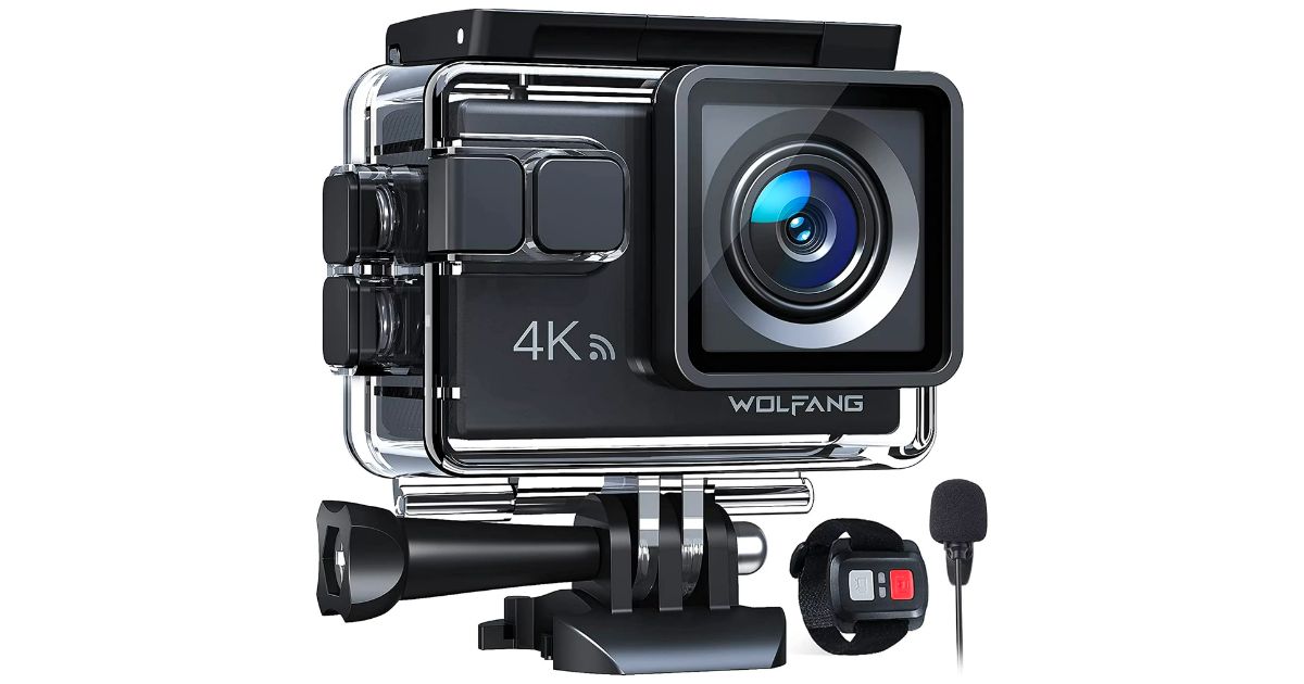 Underwater Action Camera 4K 20MP