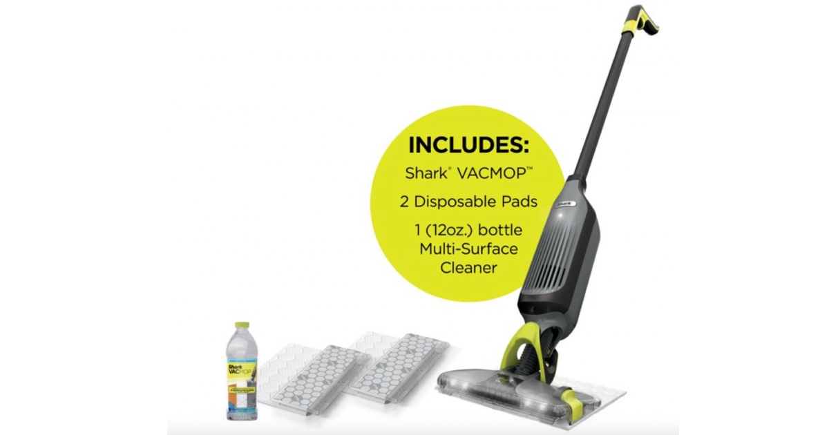 Shark VACMOP Cordless Hard Floor Vacuum Mop ONLY 49 (Reg 99) Daily