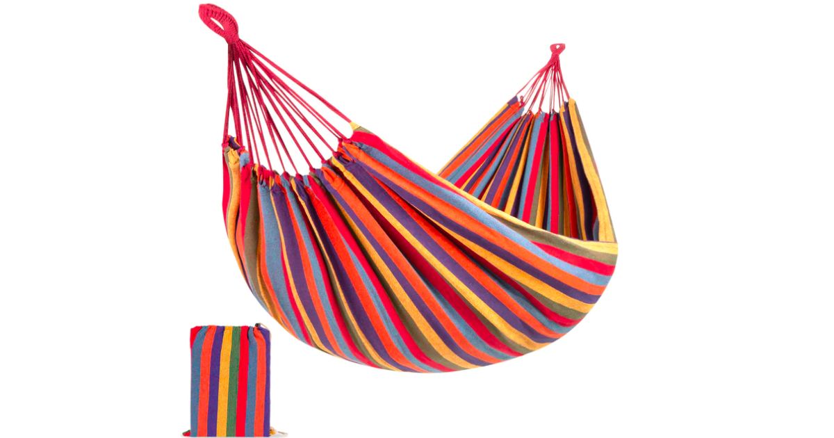 Double Hammock w/ Portable Carrying Bag 