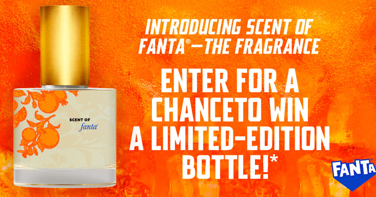 Free Bottle of Scent of Fanta Fragrance at 12pm est - Free Product Samples