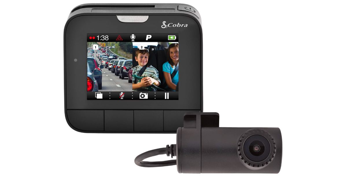 Cobra Dash Dual-View Dash Camera
