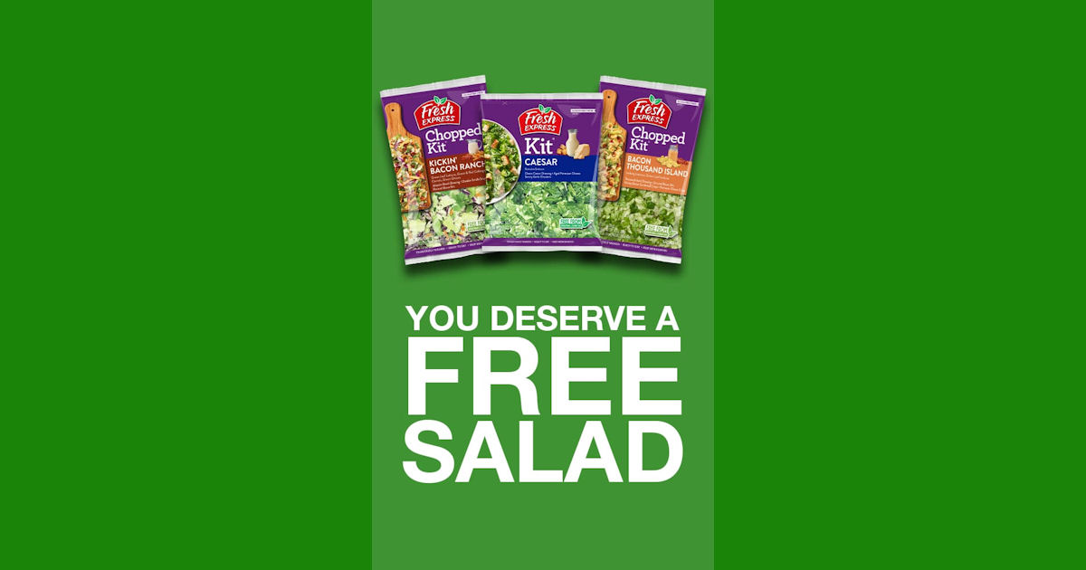 FREE Fresh Express Salad