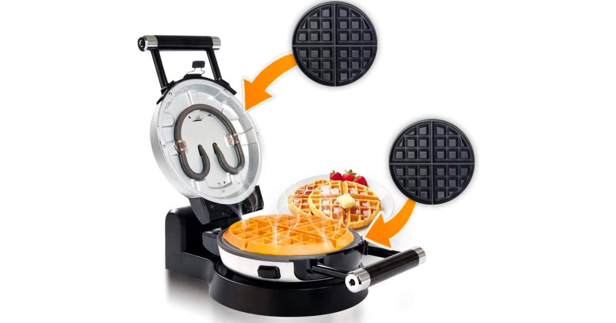Secura 360 Rotating Belgian Waffle Maker
