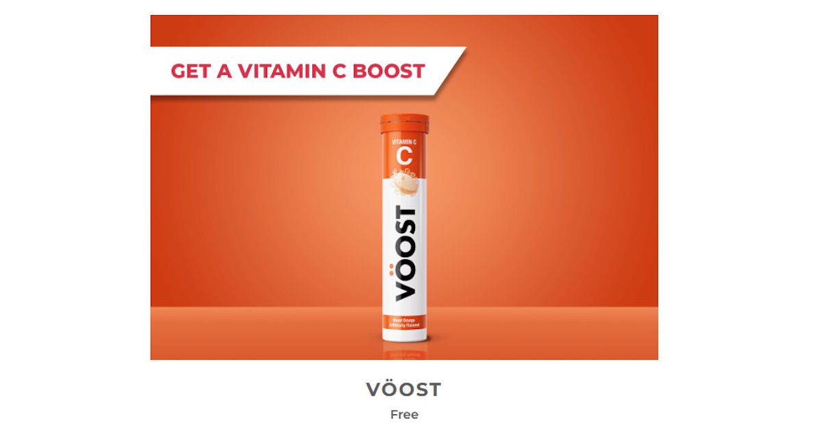 FREE VOOST Vitamin C Boost Sam...