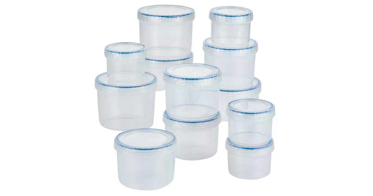 24-Pc Twist Food Storage Containers