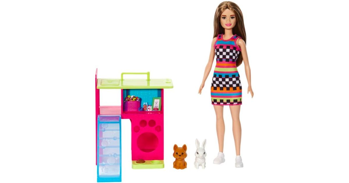 Barbie Pet Playhouse Playset with Doll