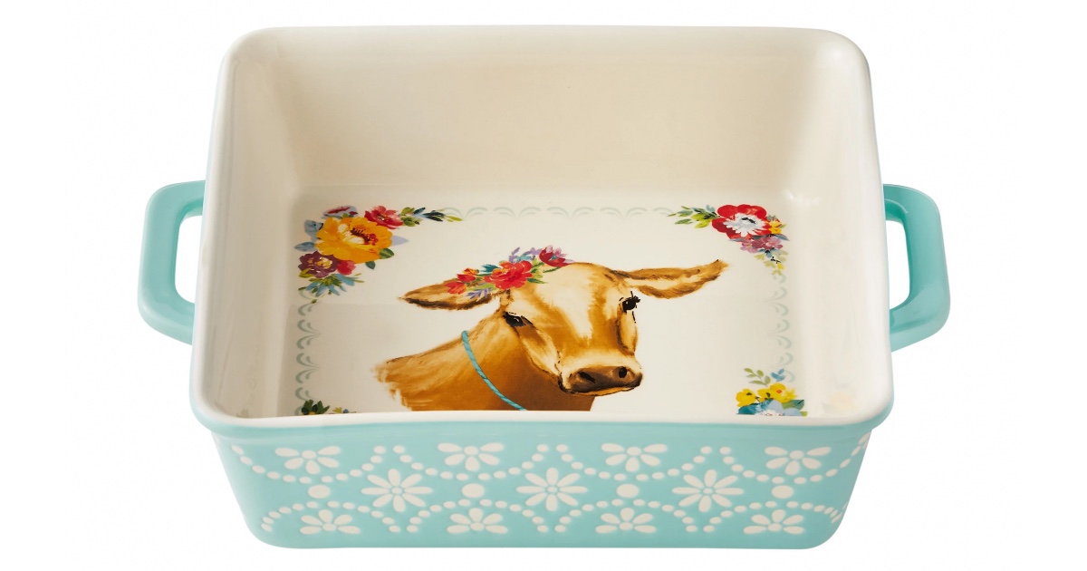 Pioneer Woman Cow Dish at Walmart