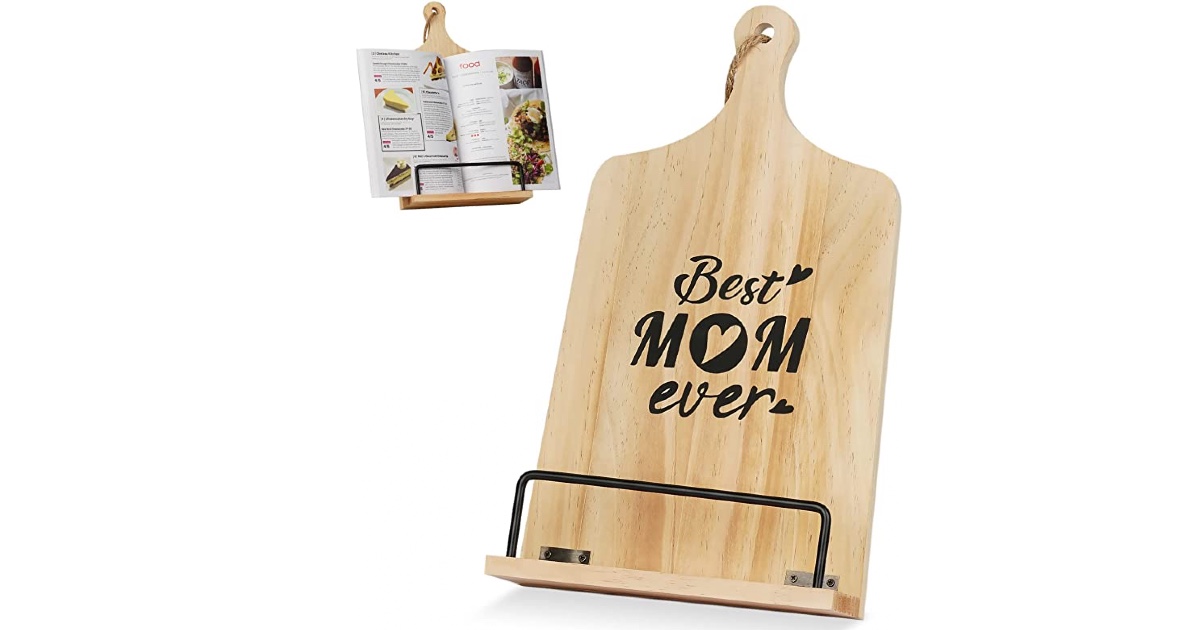 Mother's Day Cookbook Cutting Board Stand ONLY 10.17 (Reg 34) Daily