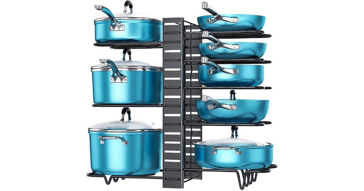 Adjustable Pan Organizer Rack