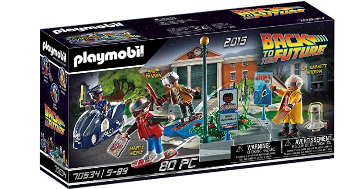 Playmobil Back to The Future at Amazon
