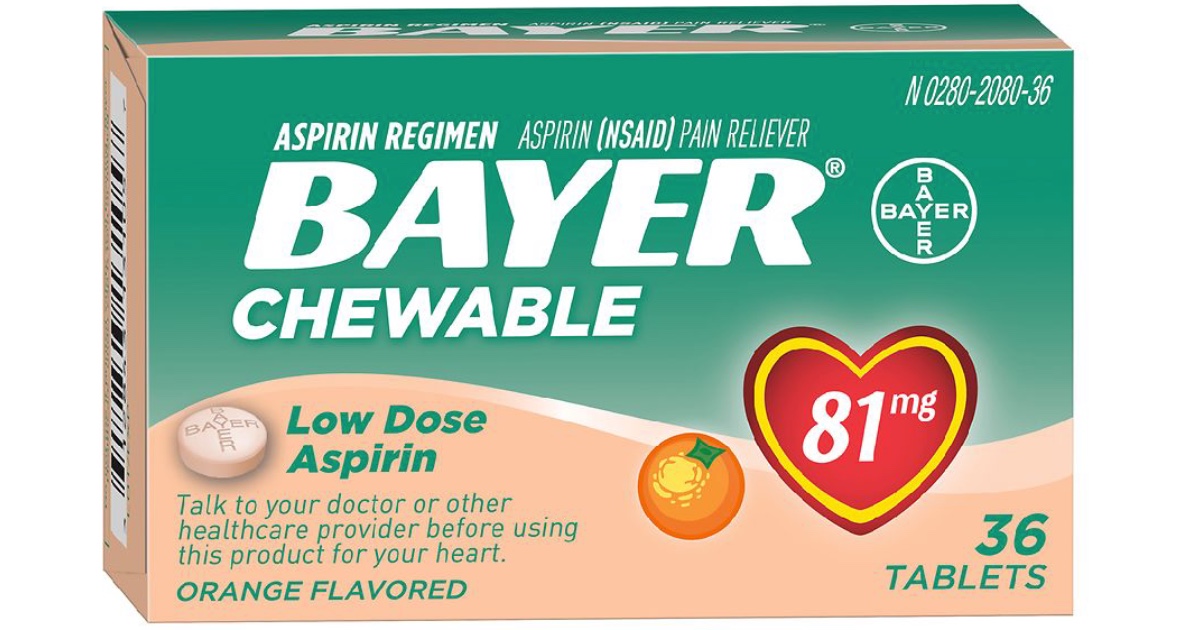 Bayer Aspirin ONLY 0.49 (Reg 2.99) Daily Deals & Coupons