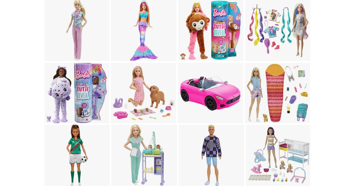 Barbie Dolls and Sets on Amazon