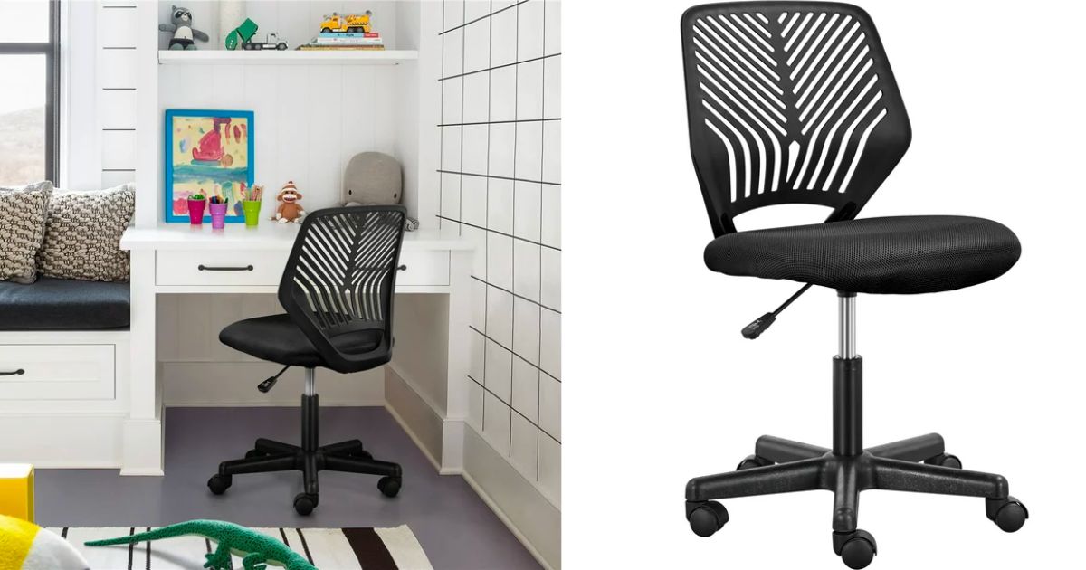 Adjustable Armless Office Chair