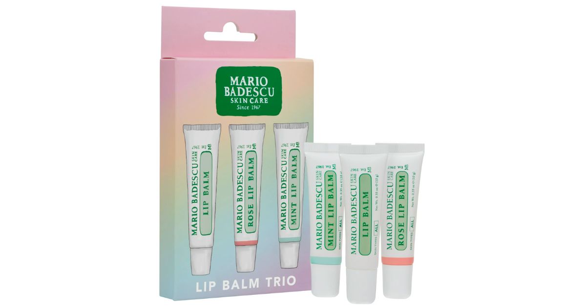 Mario Badescu Nourishing Lip Balm 3-Pc Set 