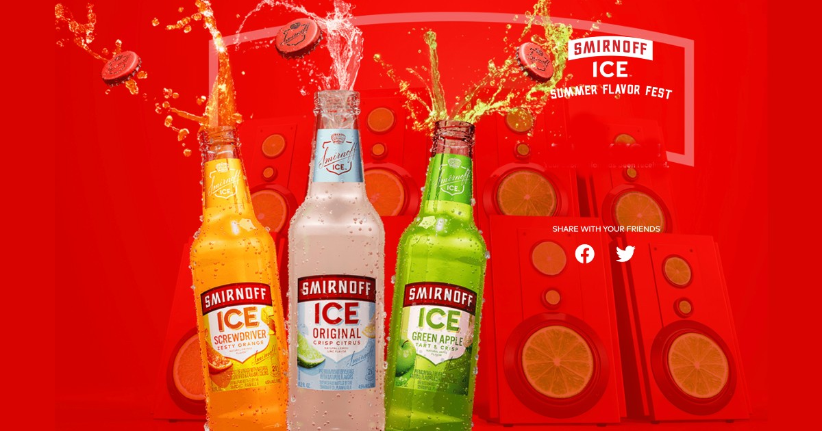 Smirnoff Ice Summer Flavor Fest Sweepstakes