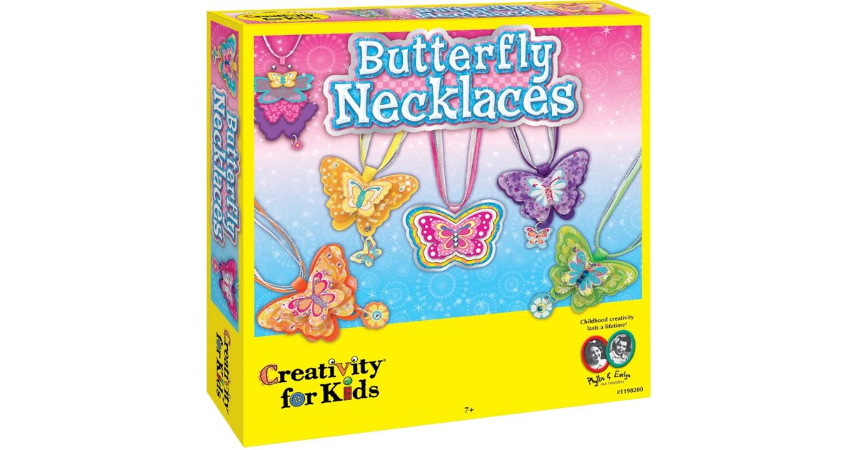 Creativity for Kids Butterfly Necklaces