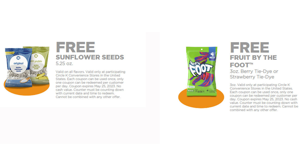 Free Food & Drinks at Circle K Free Product Samples