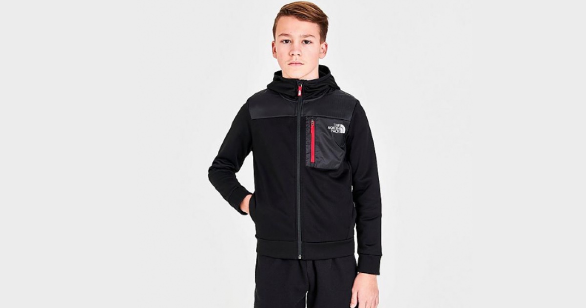 Boys North Face at Finish Line