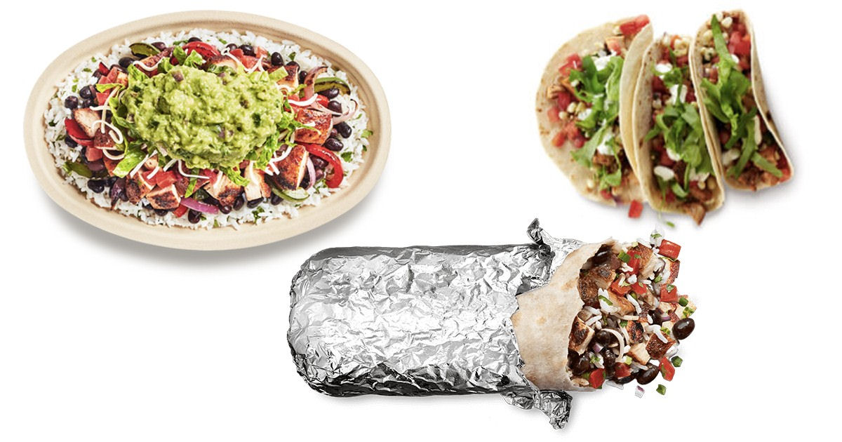 Possible free entree at chipotle starting june 1st free product samples