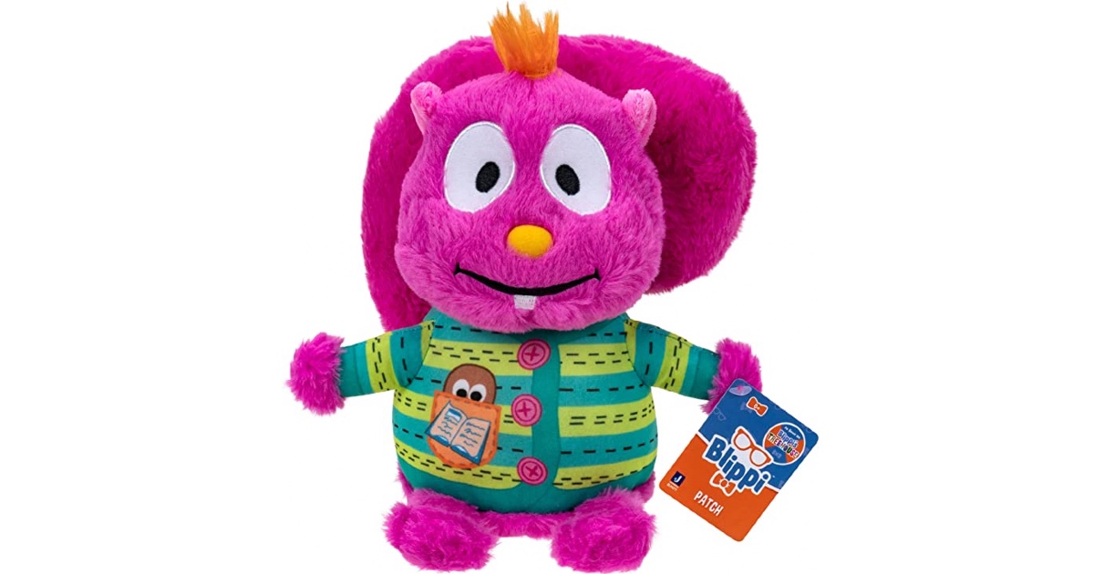 Blippi Treehouse Patch The Squirrel Plush ONLY $4.41 (Reg $15)