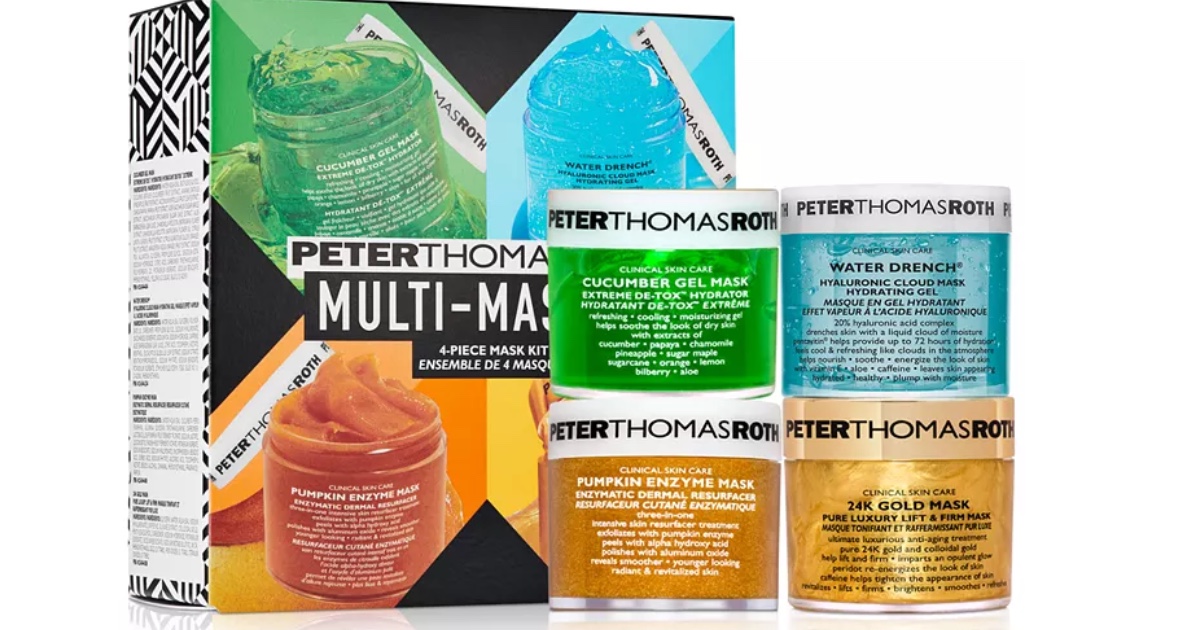 Peter Thomas Roth 4Pc Multi-Masker Mask Set ONLY $29 (Reg $170)