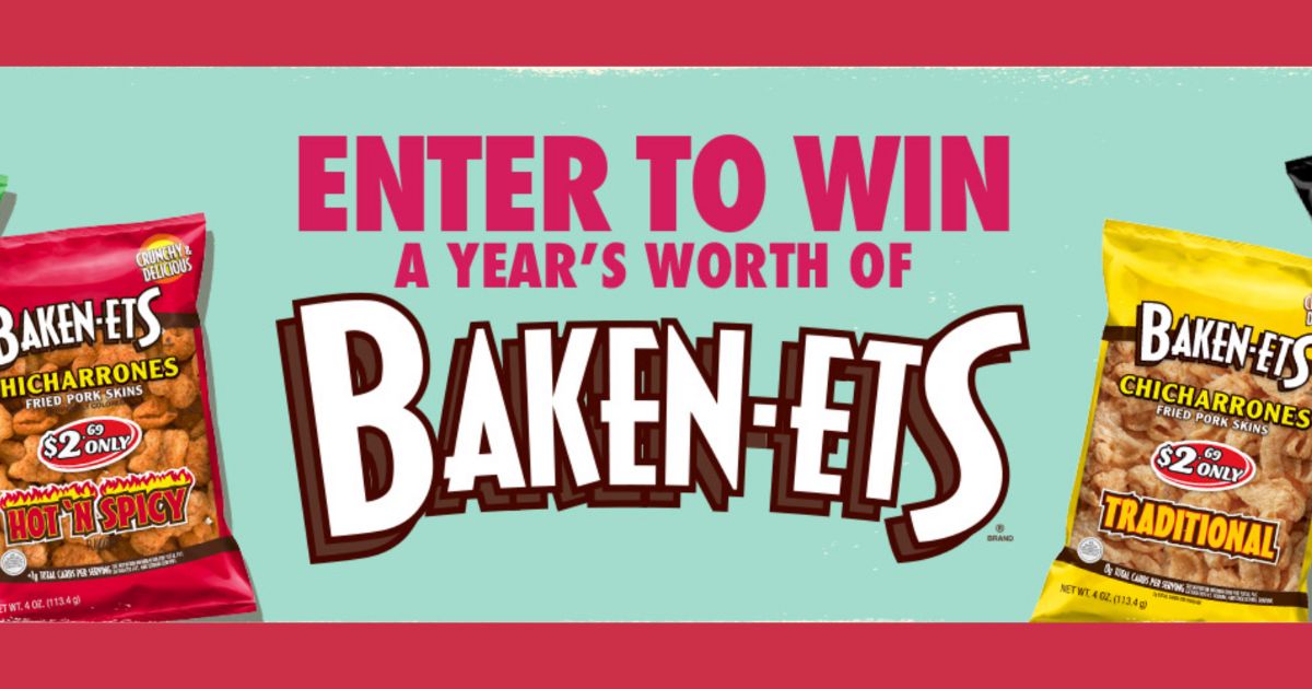 Win a Year Supply of Baken-Ets