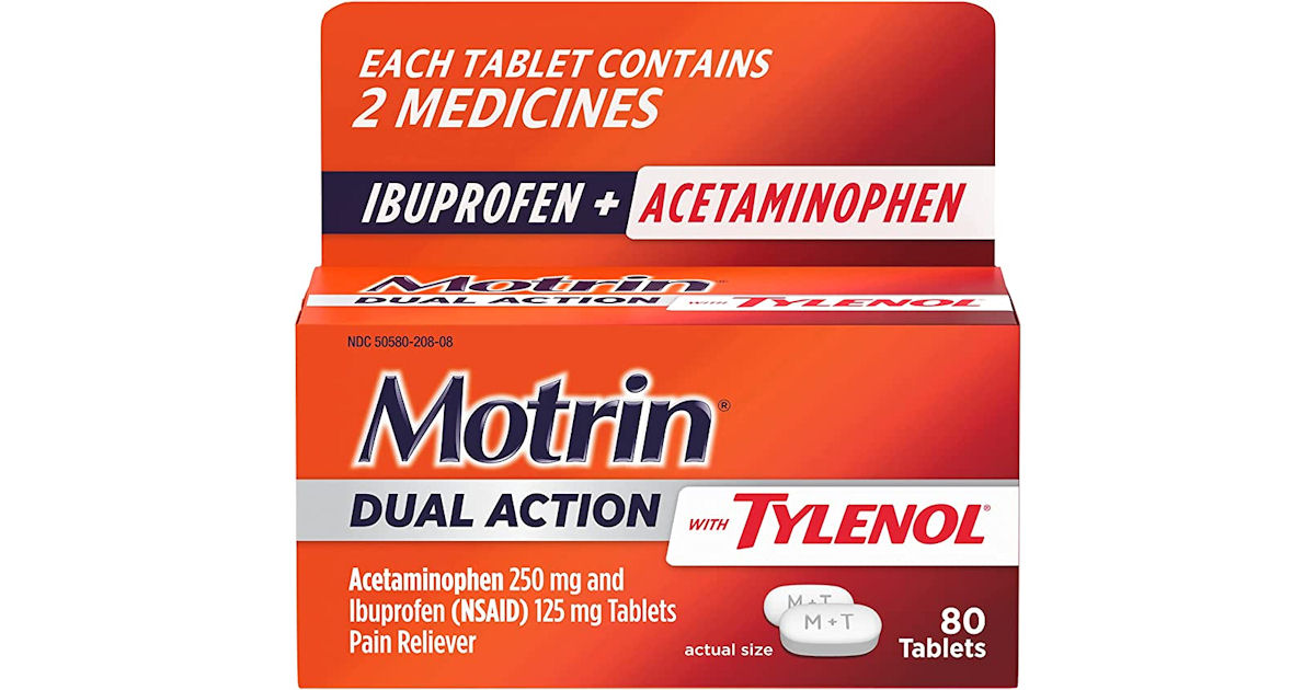 Free MOTRIN Dual Action with Tylenol