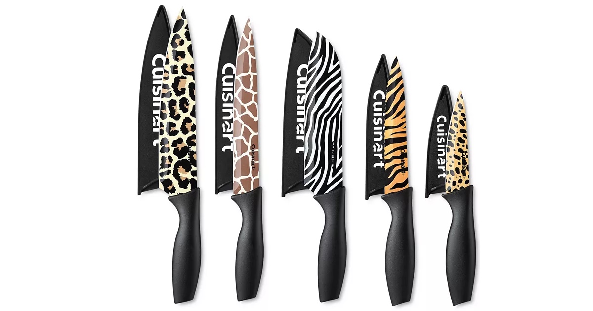 Cuisinart 10Pc. Animal Print Cutlery Set ONLY 13.93 (Reg 40) Daily
