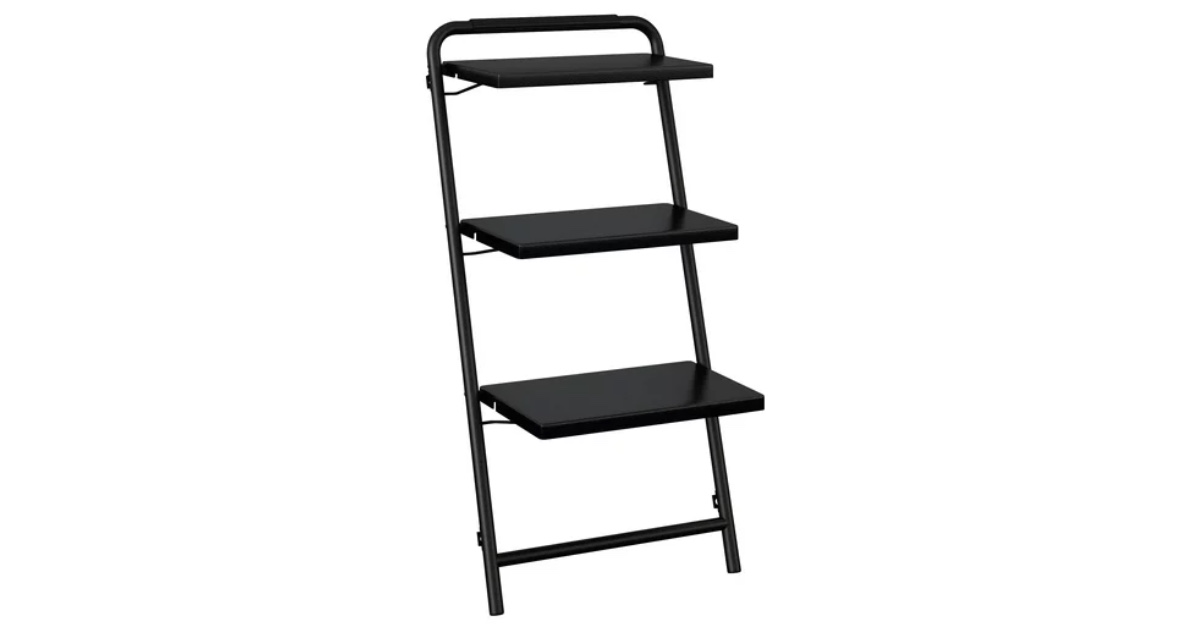 Sauder 3Tier Leaning Bookshelf ONLY 26 (Reg 45.93) Daily Deals