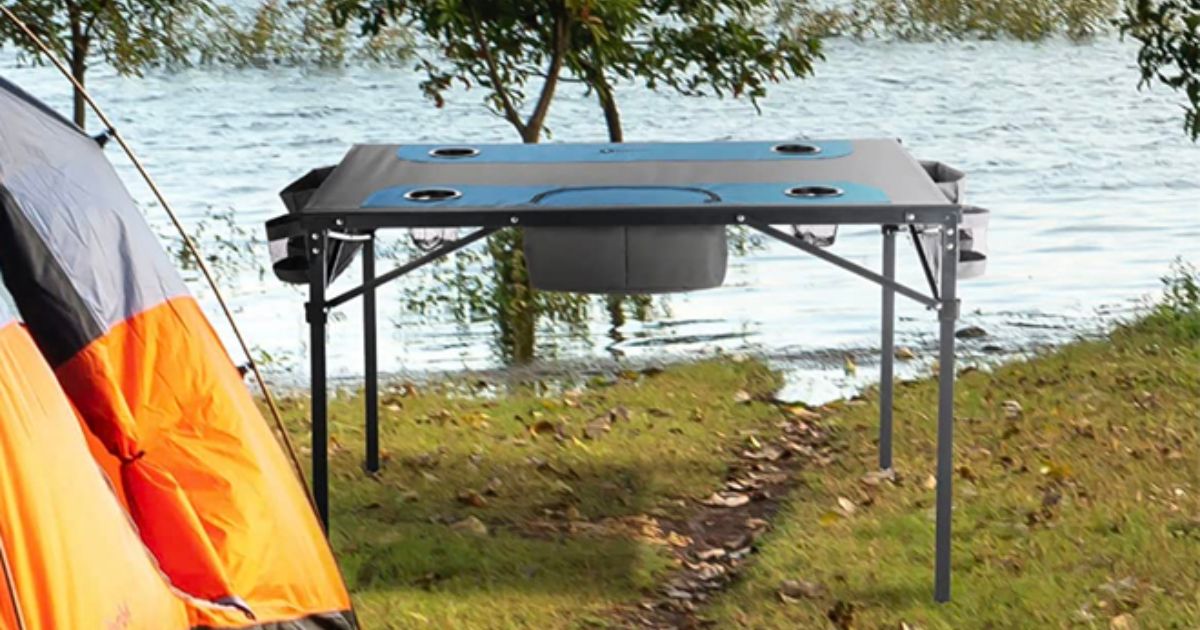 Outdoor 51-in Folding Camp Table 