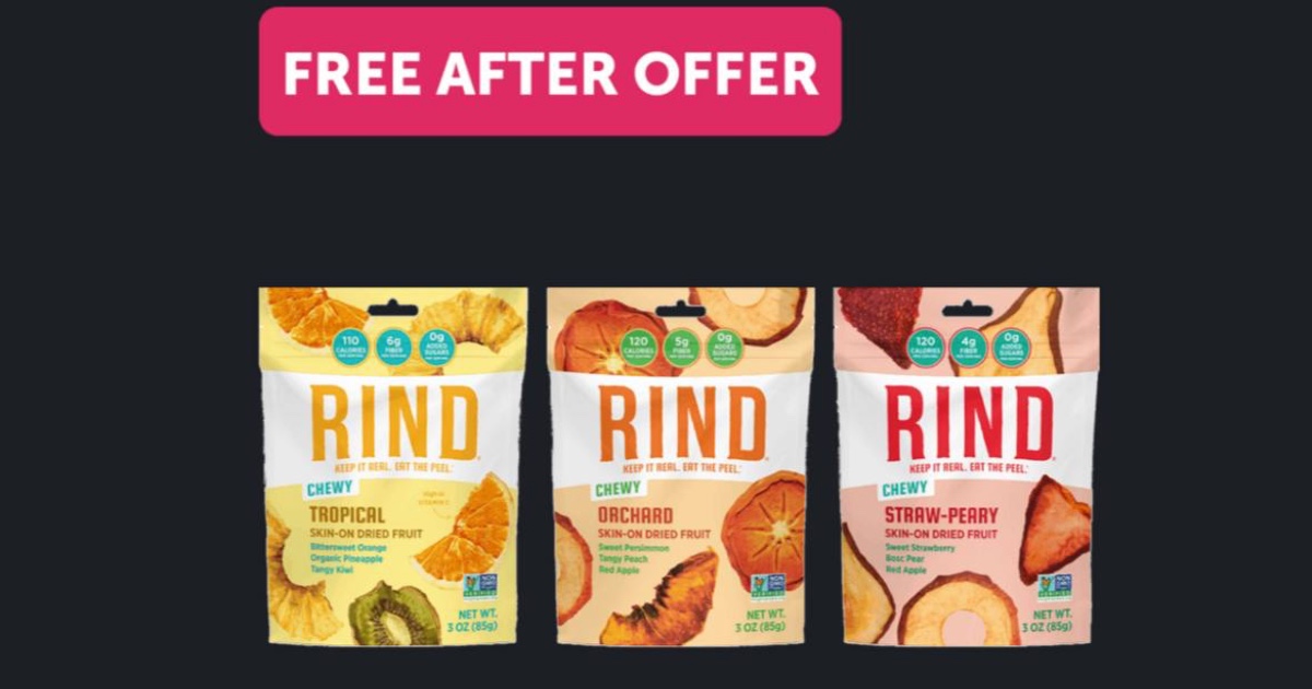 Free Rind Dried Fruit Snacks Daily Deals & Coupons