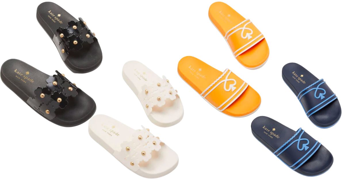 Kate Spade Pool Slides