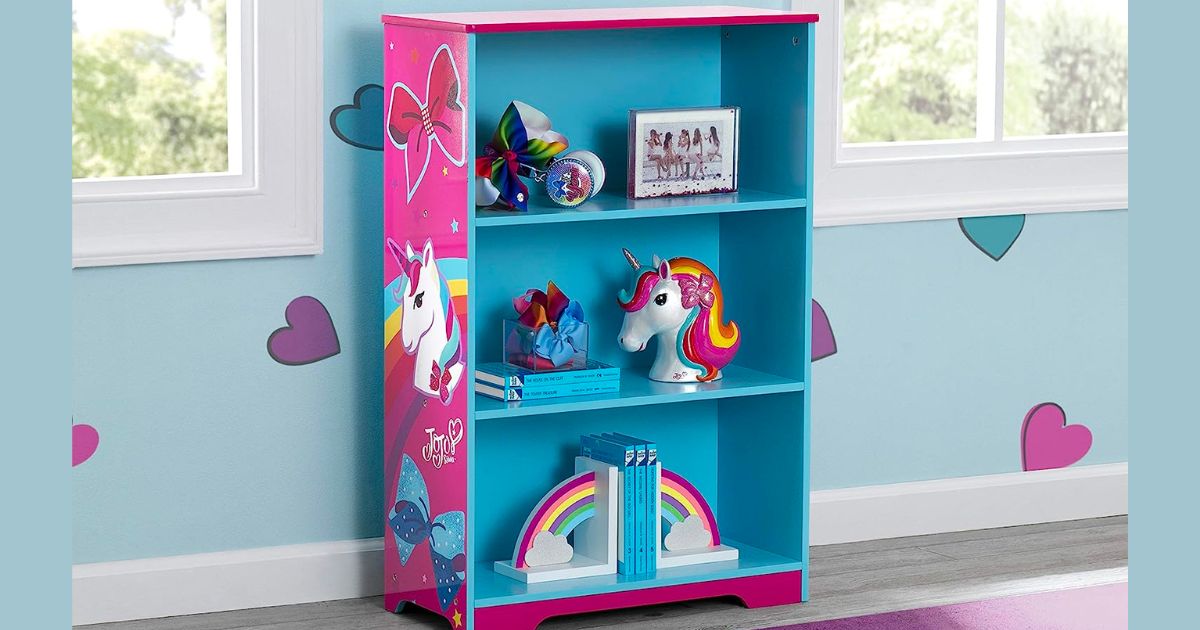 Delta Children Jojo Siwa 3-Shelf Bookcase