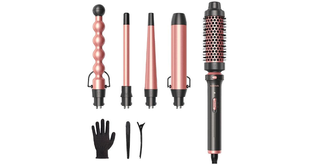 5 in 1 Curling Iron Curling Wand Set