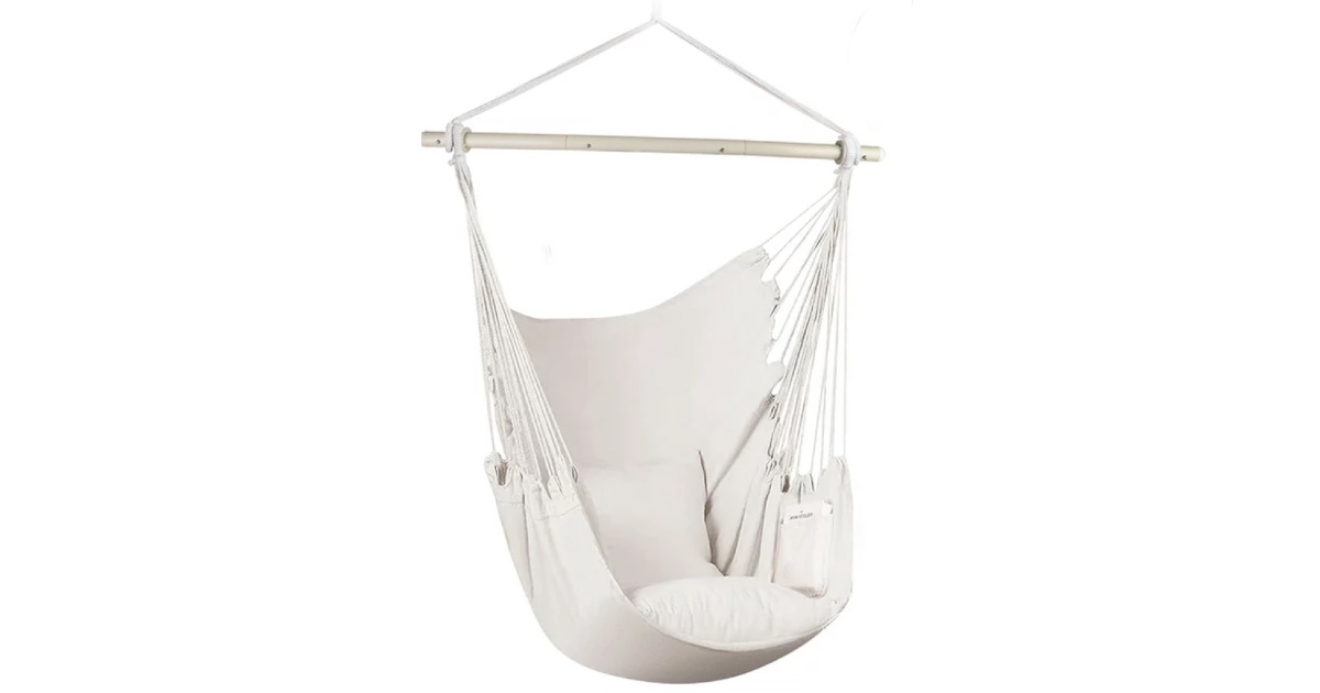 Segmart Large Hammock Chair Swing ONLY 25.49 (Reg 89.99) Deals
