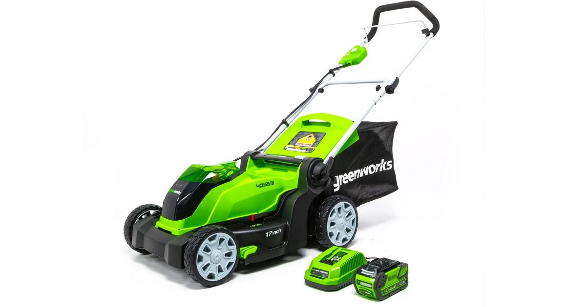 Greenworks Cordless Push Lawn Mower ONLY 227 (Reg 333) Daily Deals